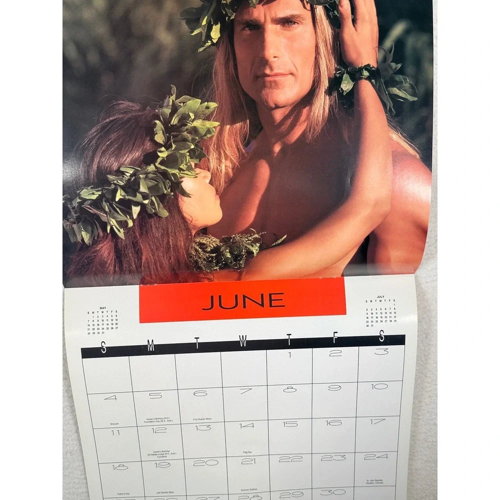 Vintage Fabio 1995 Calendar 16 Month Wall‎ Calendar Day Dream Publishing 90s Pop